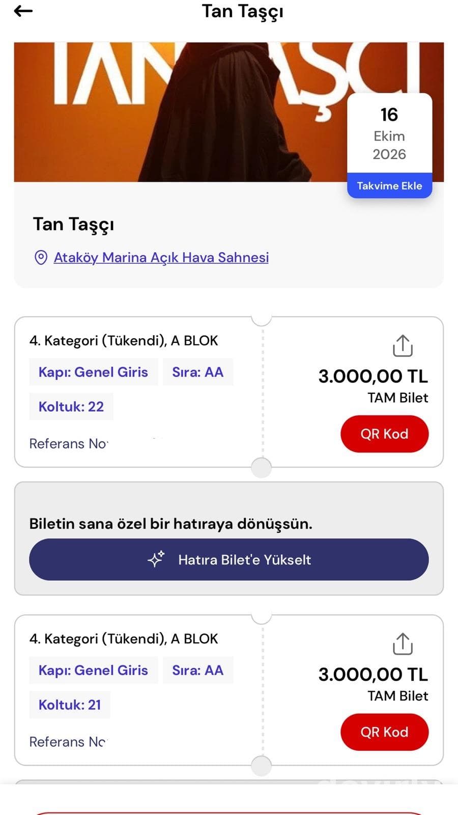 Tan Taşçı Ataköy Marina Açıl Hava Sahnesi, görsel 1 / 1