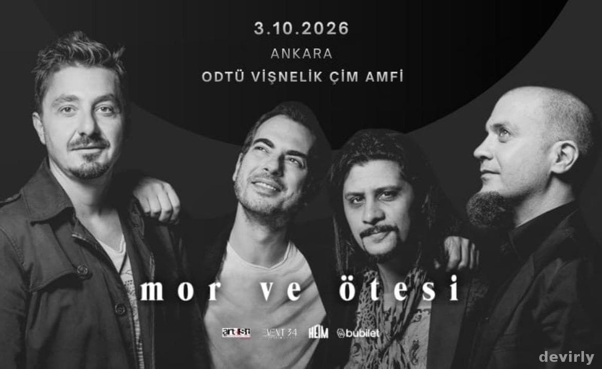 3 Ekim Mor ve Ötesi Ankara ODTÜ Vişnelik Konseri, görsel 1 / 1