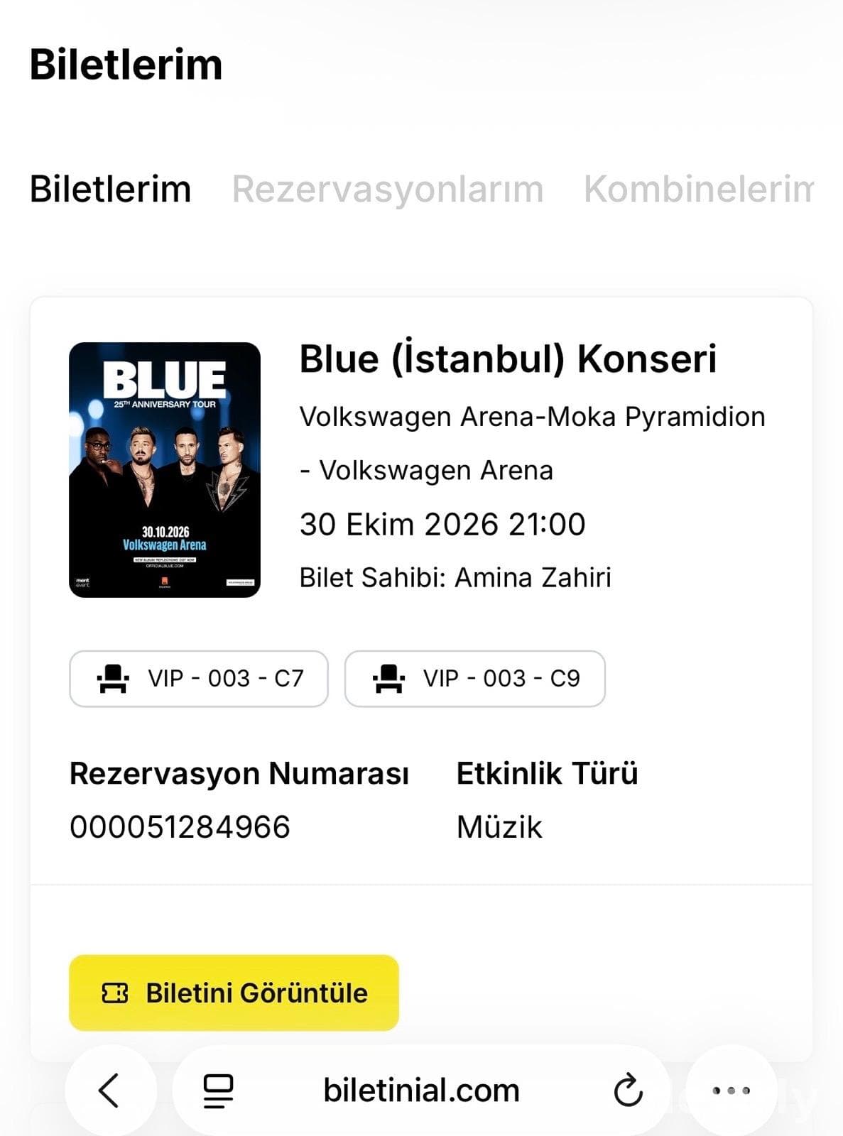 30 Ekim Blue İstanbul konseri-Volkswagen Arena, görsel 1 / 1