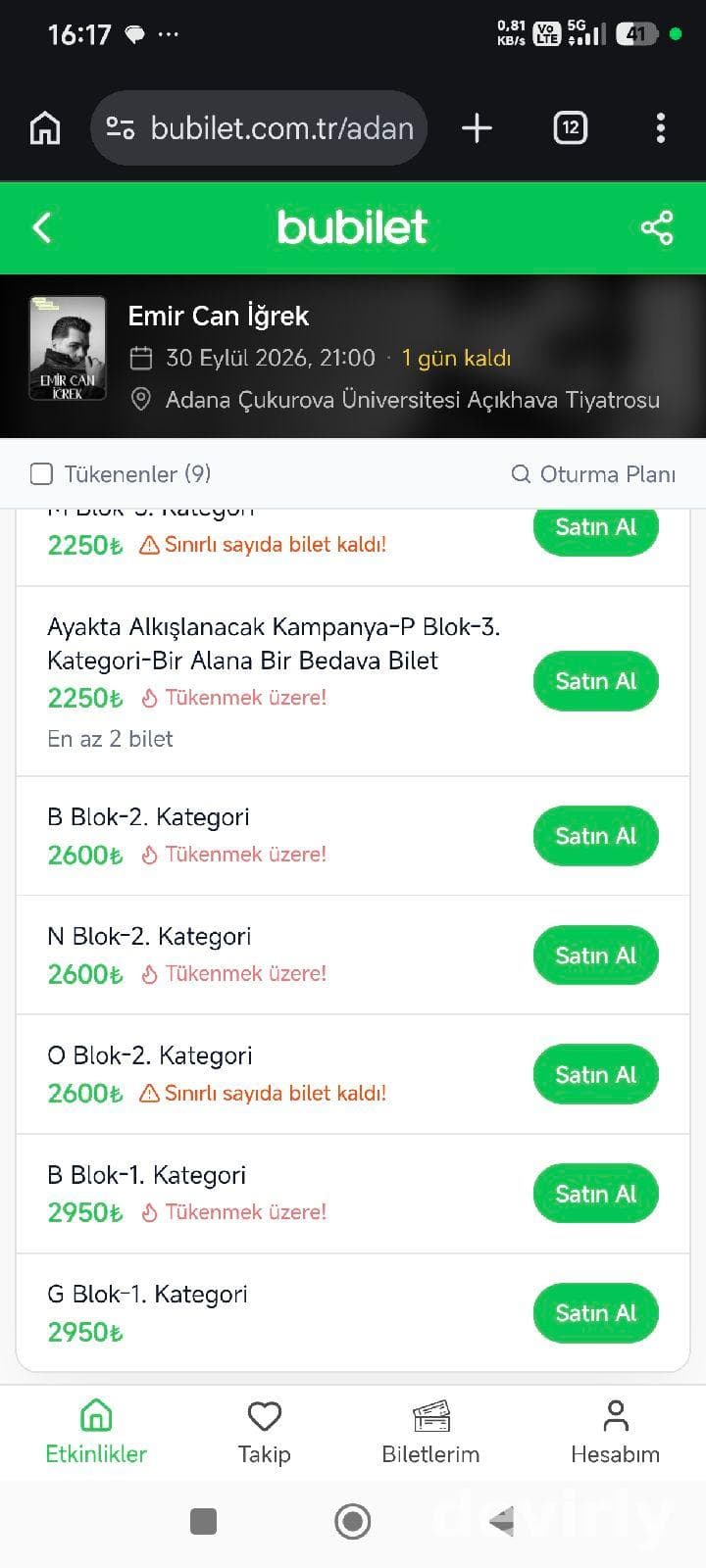 Adana Emircan İğrek Konseri, görsel 1 / 1