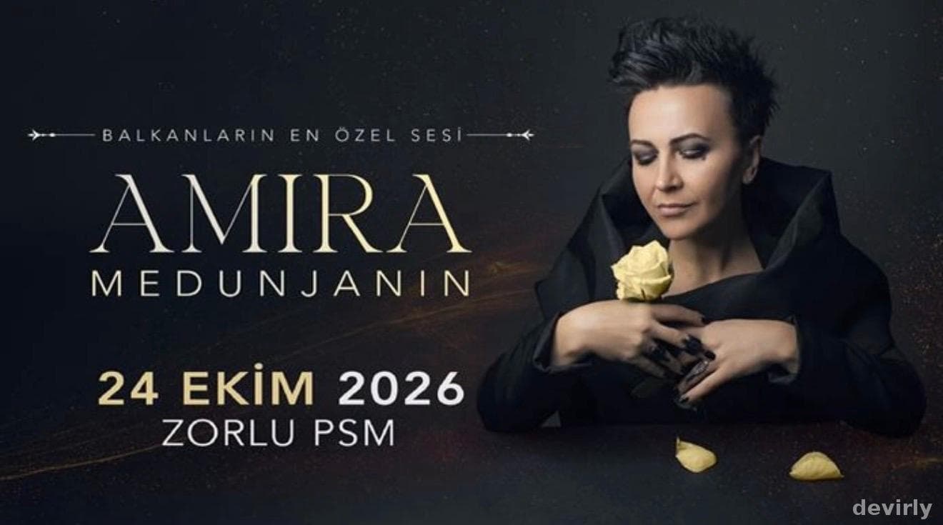 24 EKİM 2026 AMİRA MEDUNJANİN İSTANBUL KONSERİ, görsel 1 / 1